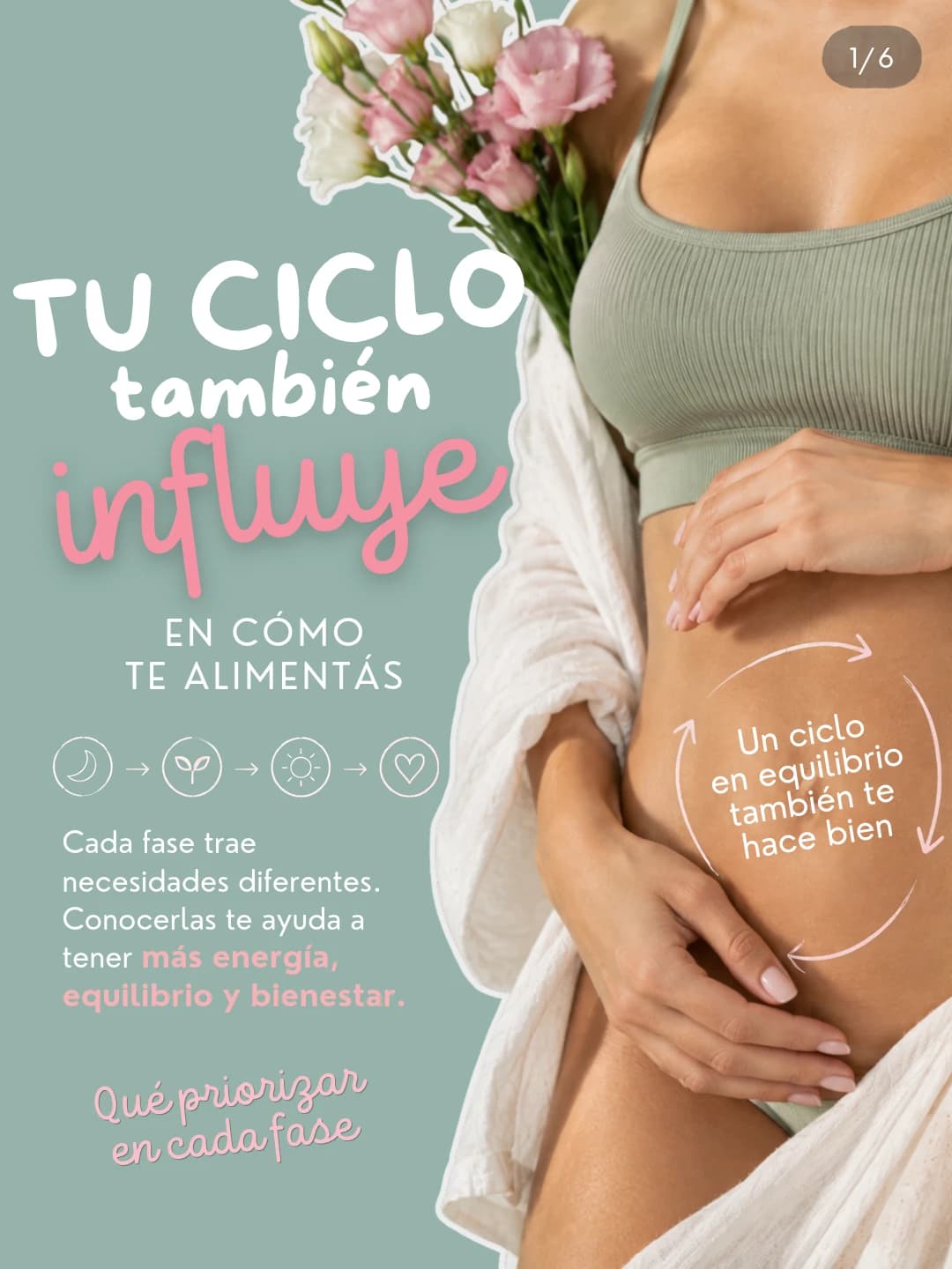 Carrusel de Caro: «Tu ciclo también influye en cómo te alimentás»