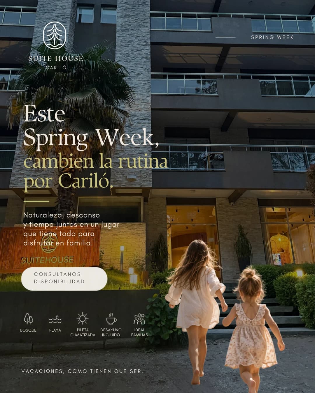 Publicación de Suite House Cariló: «Este Spring Week, cambien la rutina por Cariló»